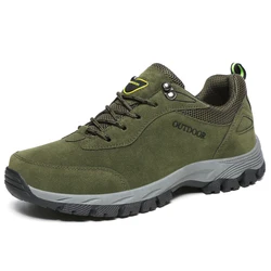Autumn winter high top men's shoes outdoor hiking shoes non-slip wear-resistant sole hiking shoes