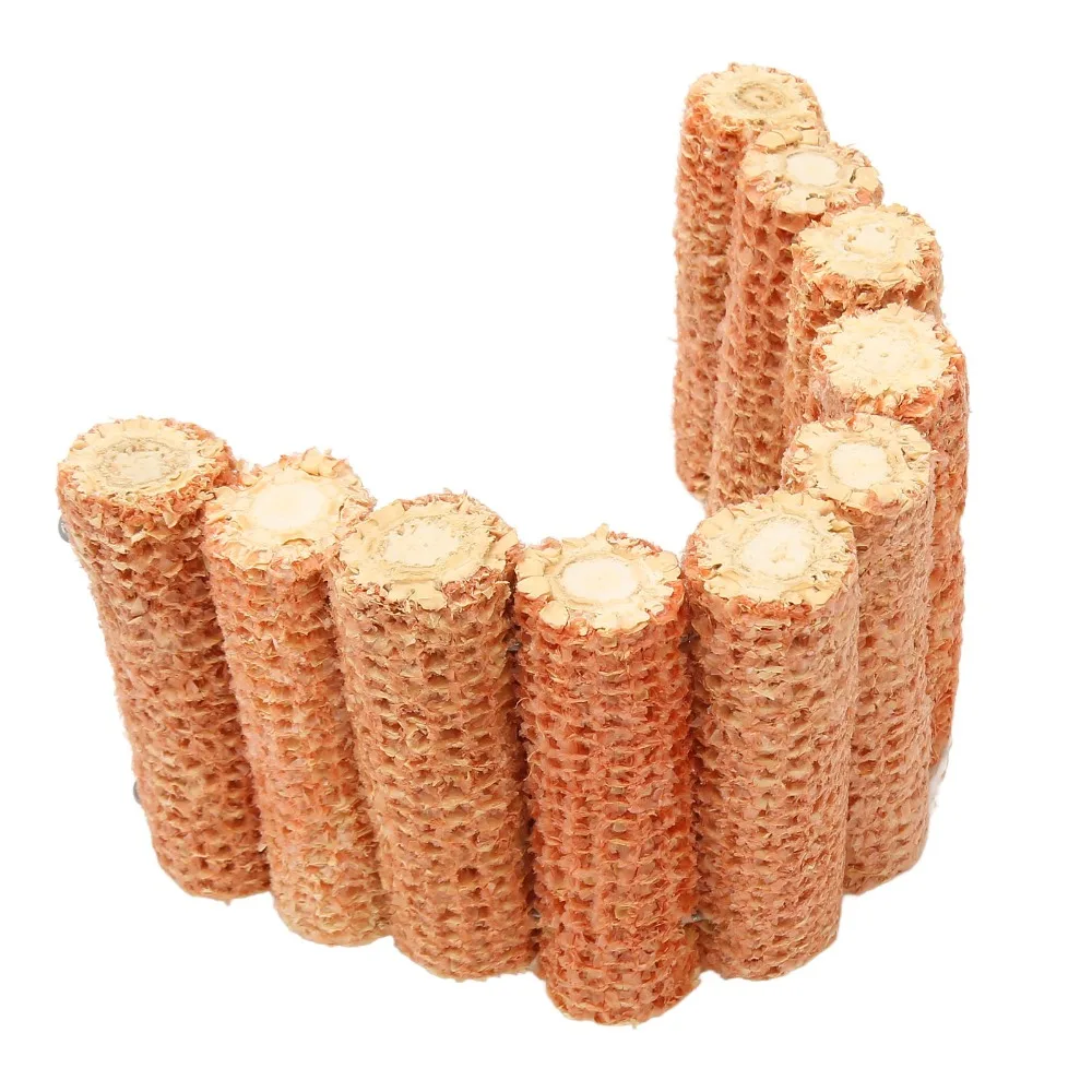 Practical Corn Cob Corn Cob Chew Toy Teeth Grinding Multipurpose Arch Bridge Toy Parrot Chew Toy Small Animals