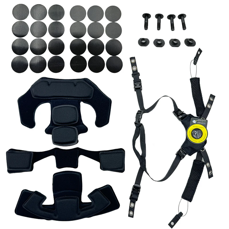 Universelles taktisches Helm-Memory-Schaum-Pad-Set – schützende Kisseneinsätze für FAST/MICH/ACH/USMC/PASGT-Helme