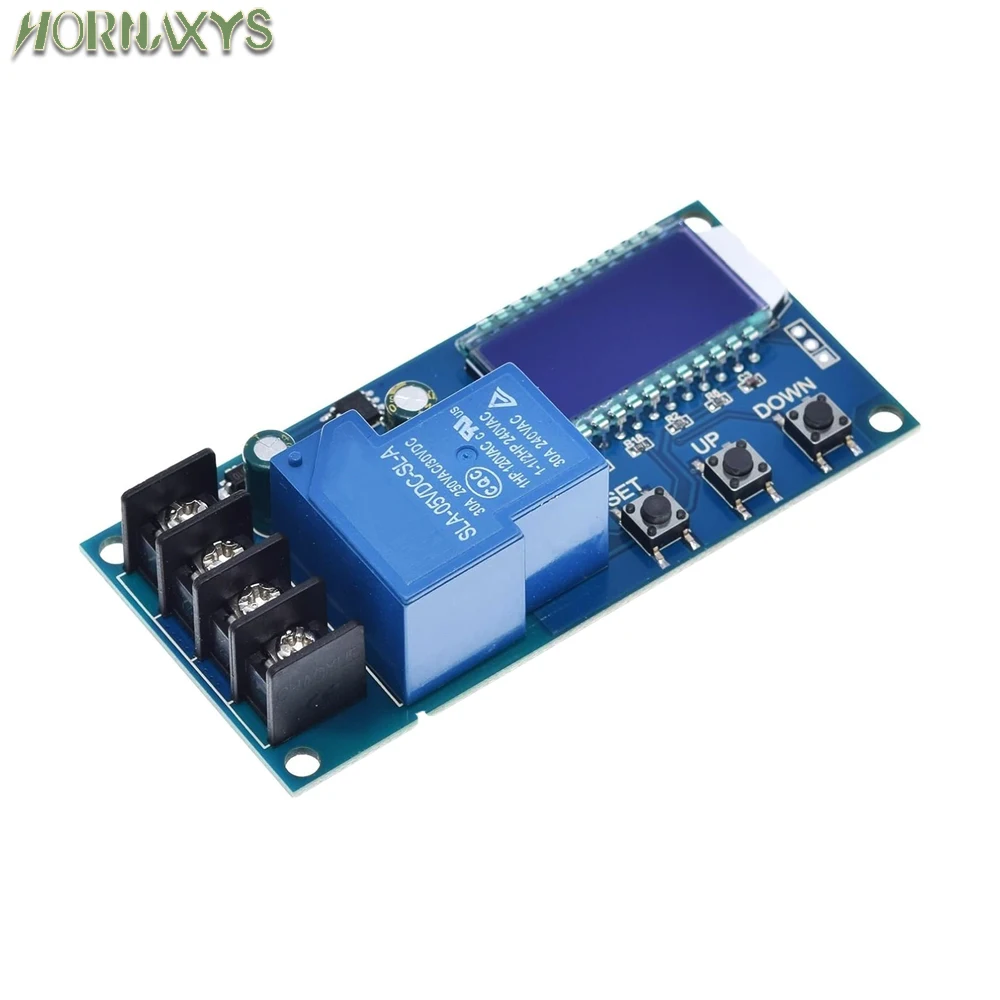 جهاز التحكم في شحن البطارية الشمسية DC 6-60V 30A - حمض الرصاص متوافق مع 12V 24V 36V 48V - لوحة حماية مفتاح الوقت للخرب