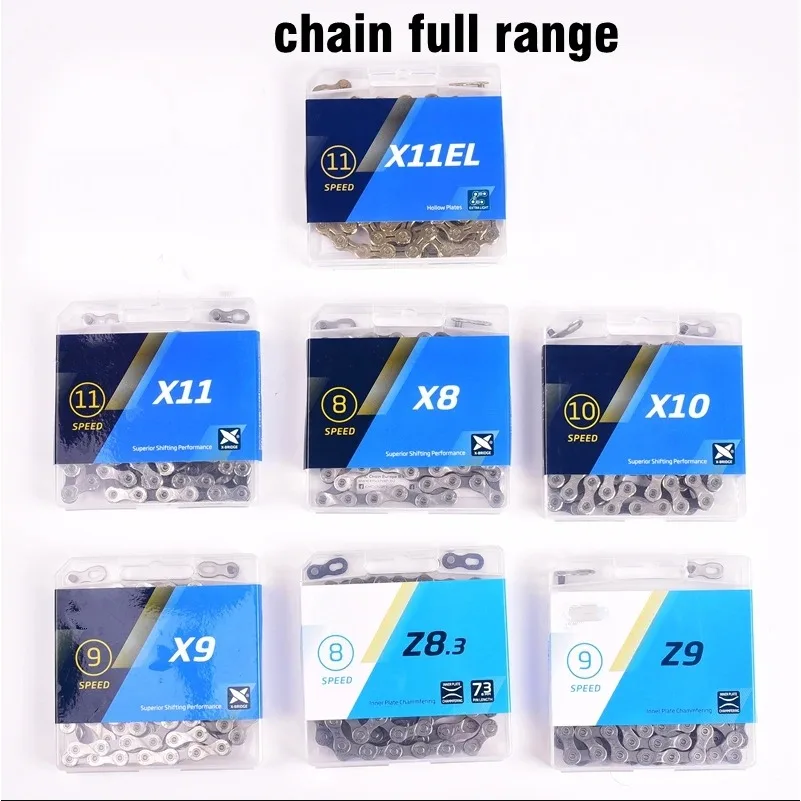 AliExpress NONE Clearance X8 X9 X10 X11 X12 Bicycle Chain 116L 11 10 9 8 Speed Bicycle Chain With Magic Button for Mountain Bike Bicycle Parts