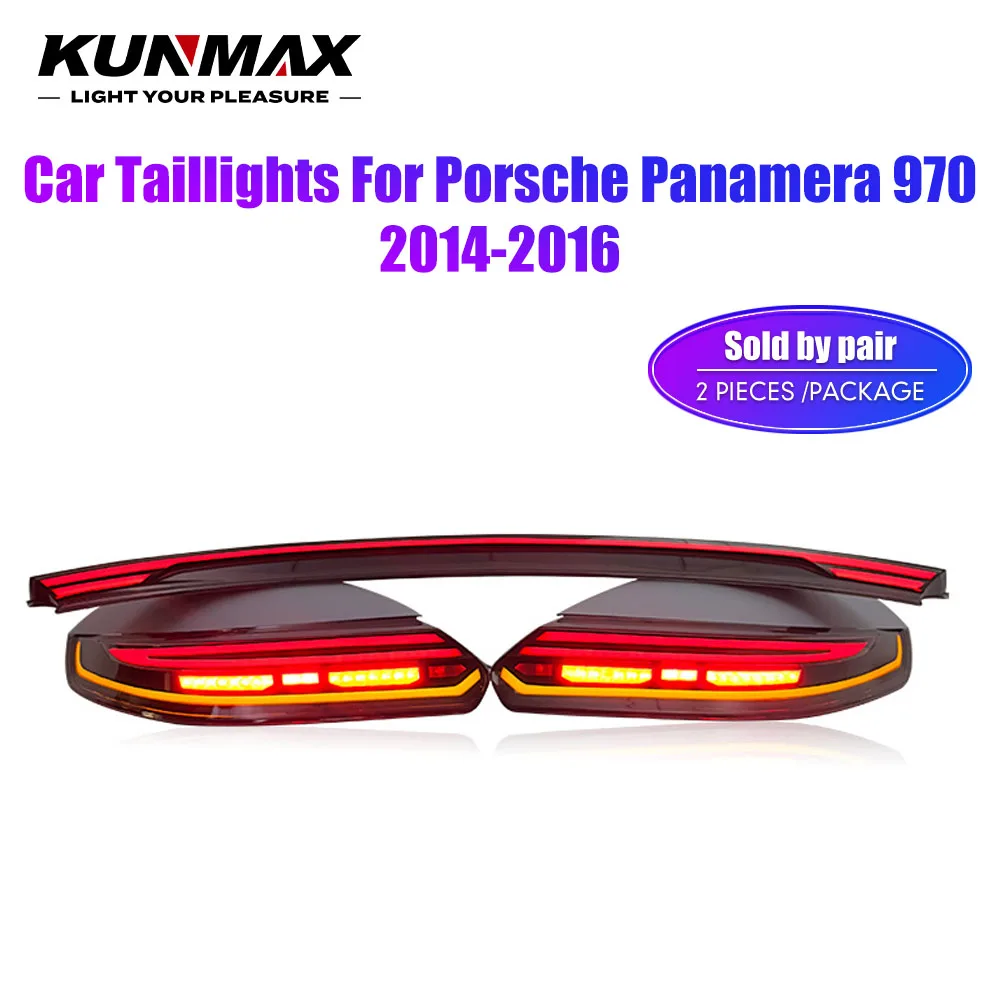 LED Tail Lights for Porsche Panamera 970 971 2014-2016 Taillights Rear Lights with Brake Reversing Driving Fog Turn Signal Lamp