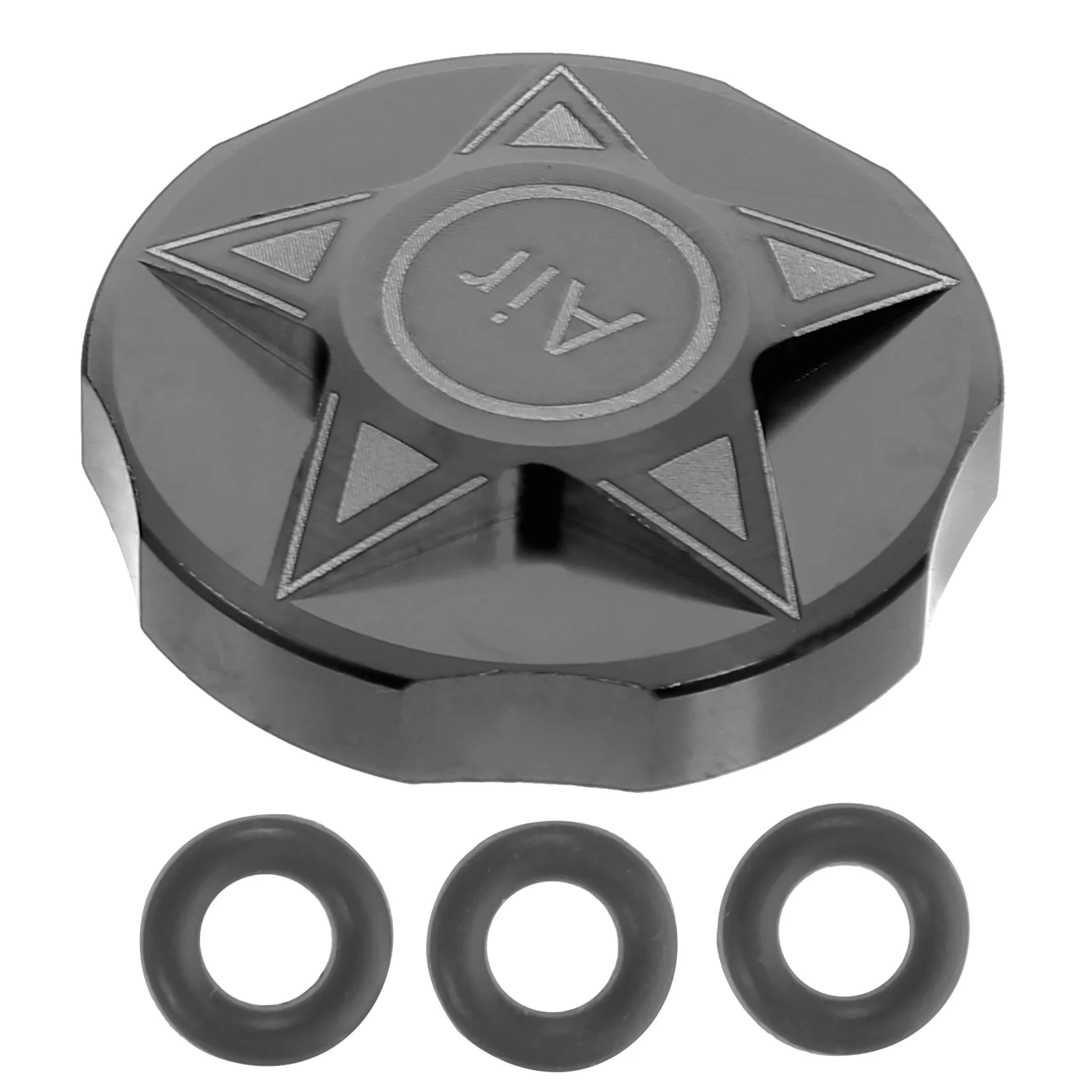 

Bicycle Valve Cover Bike Fork Lid Front Caps Aluminum Alloy Shoulder Bicycles