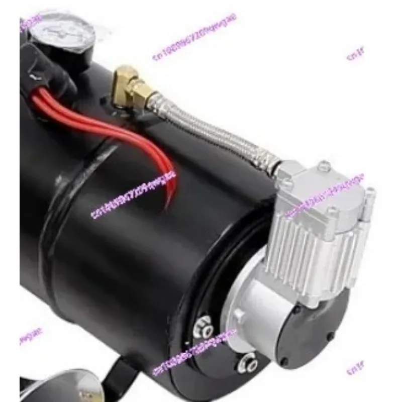 

Four-pipe gas horn modified car air pump 12V 150psi 3L/6L gas tank air compressor