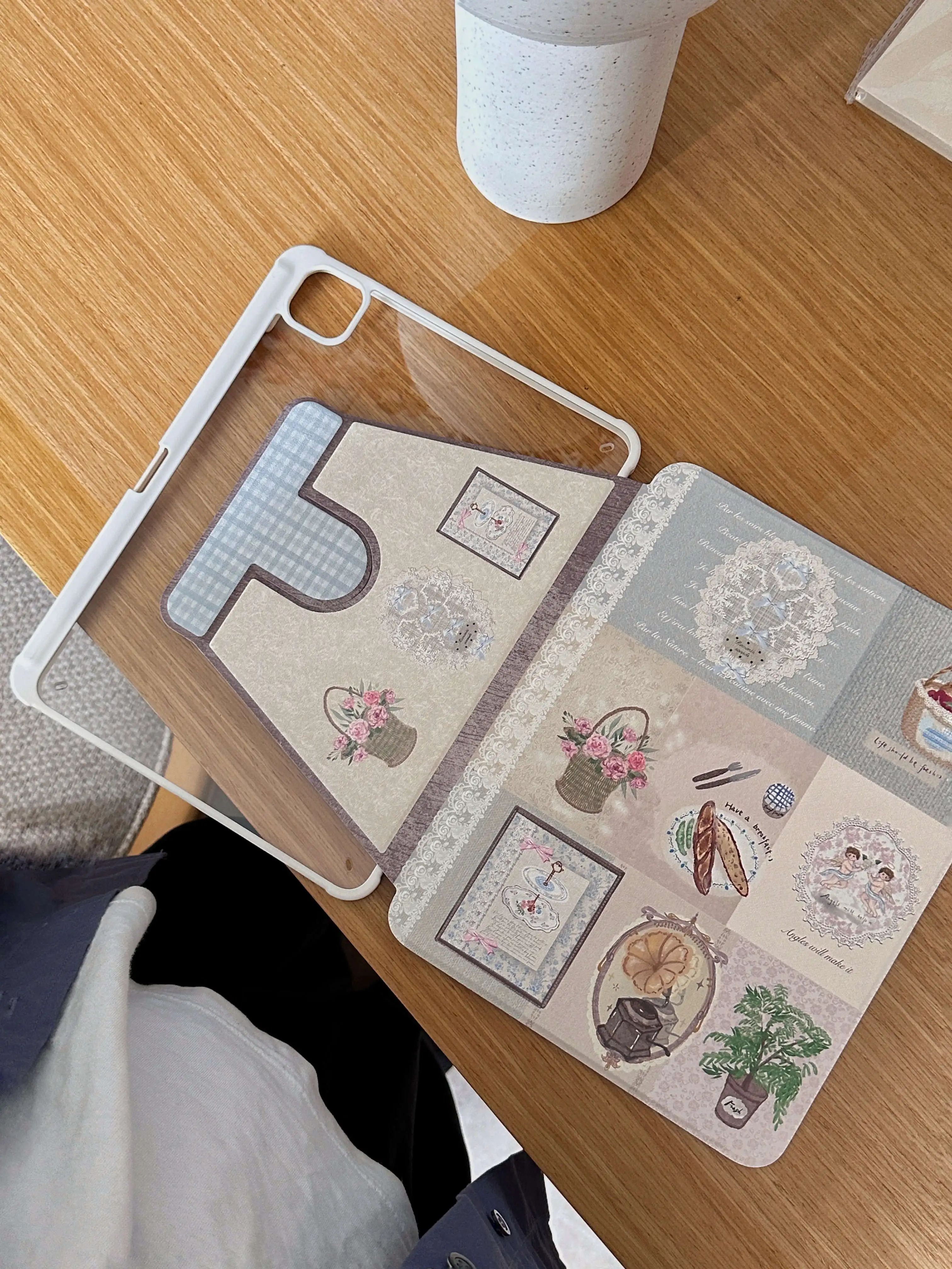 เคส iPad Air 5 4 10.9สำหรับ iPad Air, เคส Pro 11 12.9 Mini 6 2019 10.2 9 10th รุ่น2022พร้อมช่องใส่ดินสอขาตั้ง