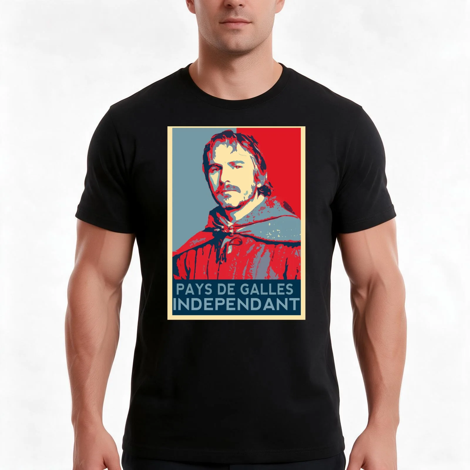 Kaamelott - Perceval Hope Style - Pays de Galles Indépendant T-Shirt Summer Casual Cotton Tee Oversized Streetwear Tops