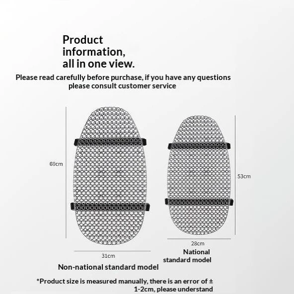 Breathable PE Mesh Motorcycle Summer Seat Cover Universal Sunproof Anti-slip Pad 1PC for Off-road Motorbike Trips