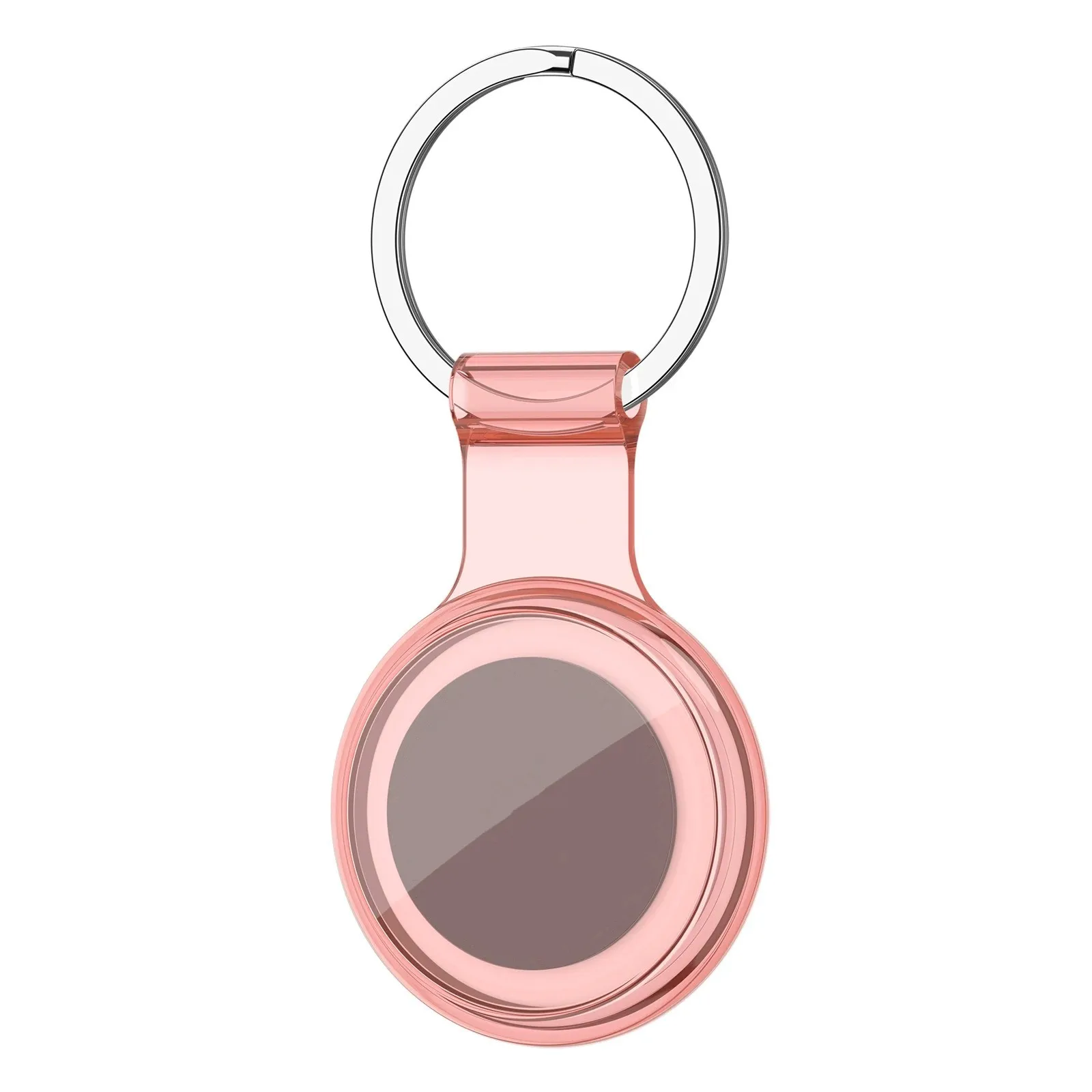 Waterproof Anti-lost Keychain Holder TPU Case for Apple Airtag Dog Cat Pet Collar Keys Tracker Protective Full Cover