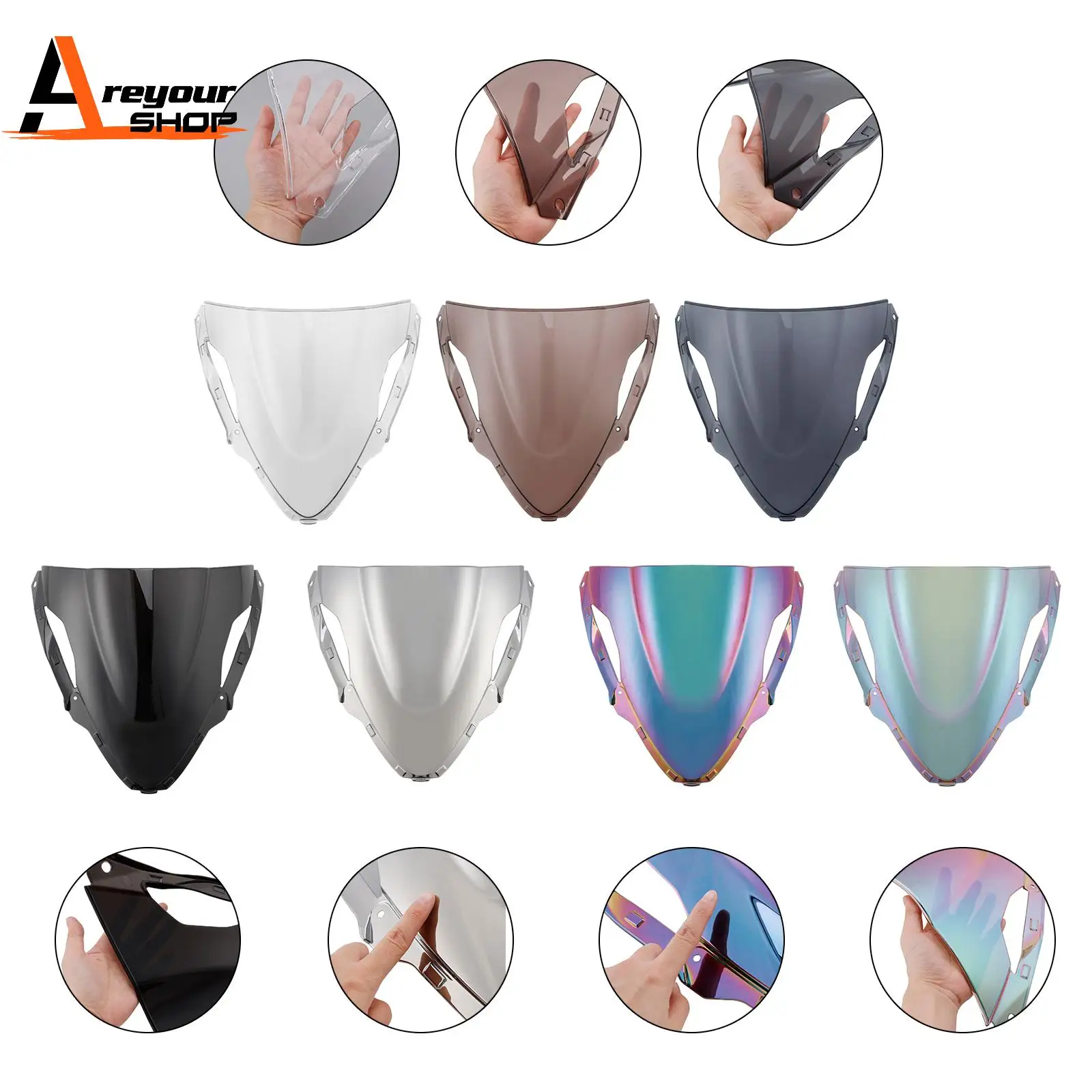 

Лобовое стекло для Kawasaki ZX6R 636 2024