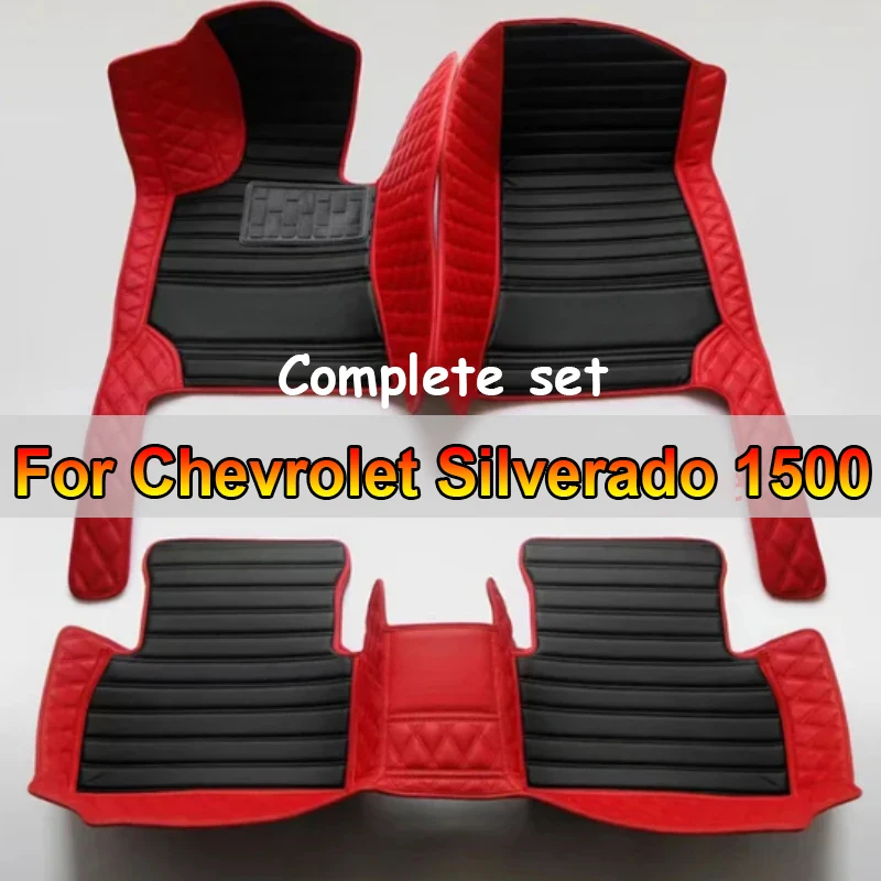 

Custom 3D PU Leather Car Floor Mats For Chevrolet Silverado 1500 2006 2007 2008 2009 2010 2011 2012Interior Accessories Car Mats