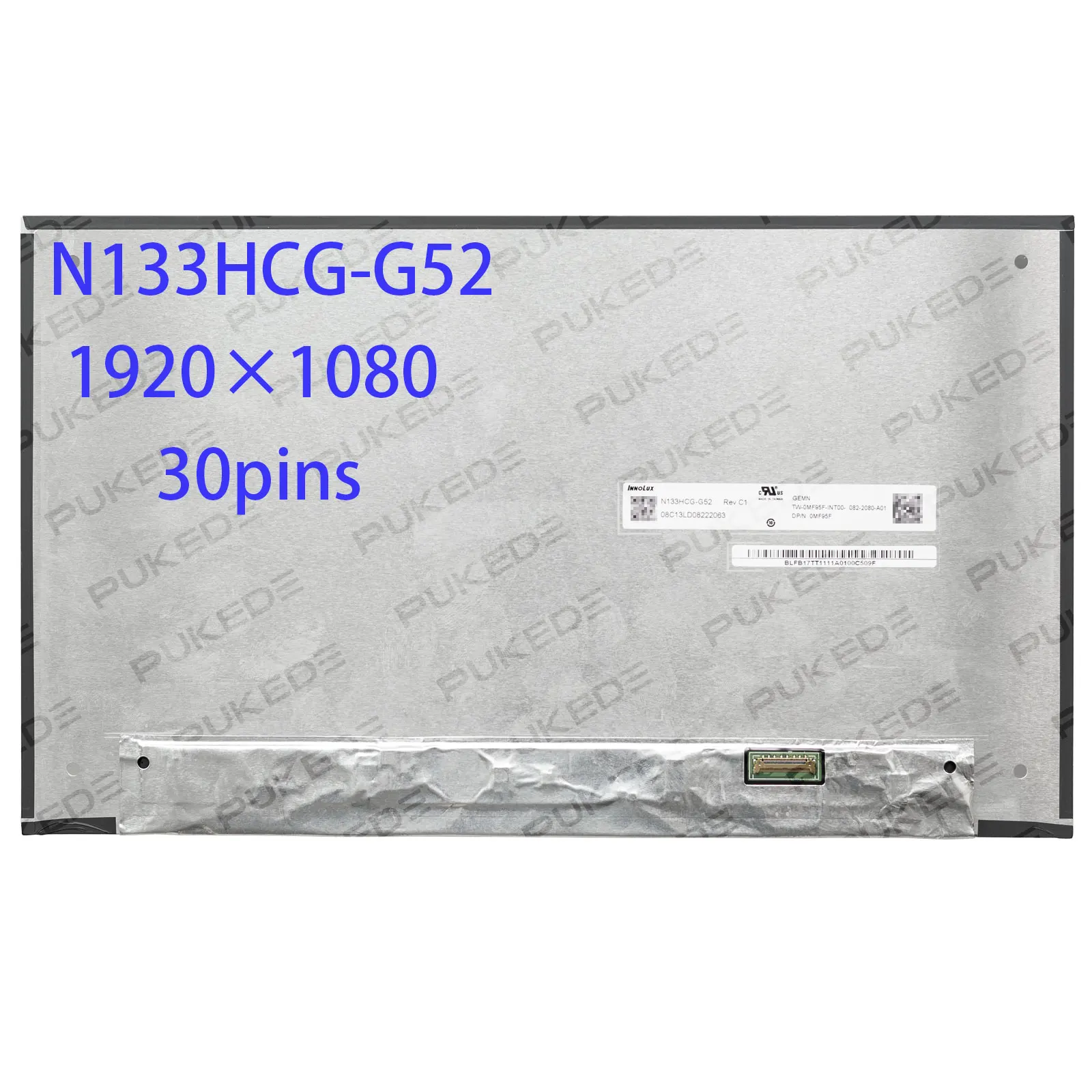 

13,3-дюймовый ЖК-экран для ноутбука N133HCG-G52 B133HAN05.6 LP133WF7-SPF1 для Dell Latitude 5300 5310 7300 7310 FHD 1920x1080 30 контактов