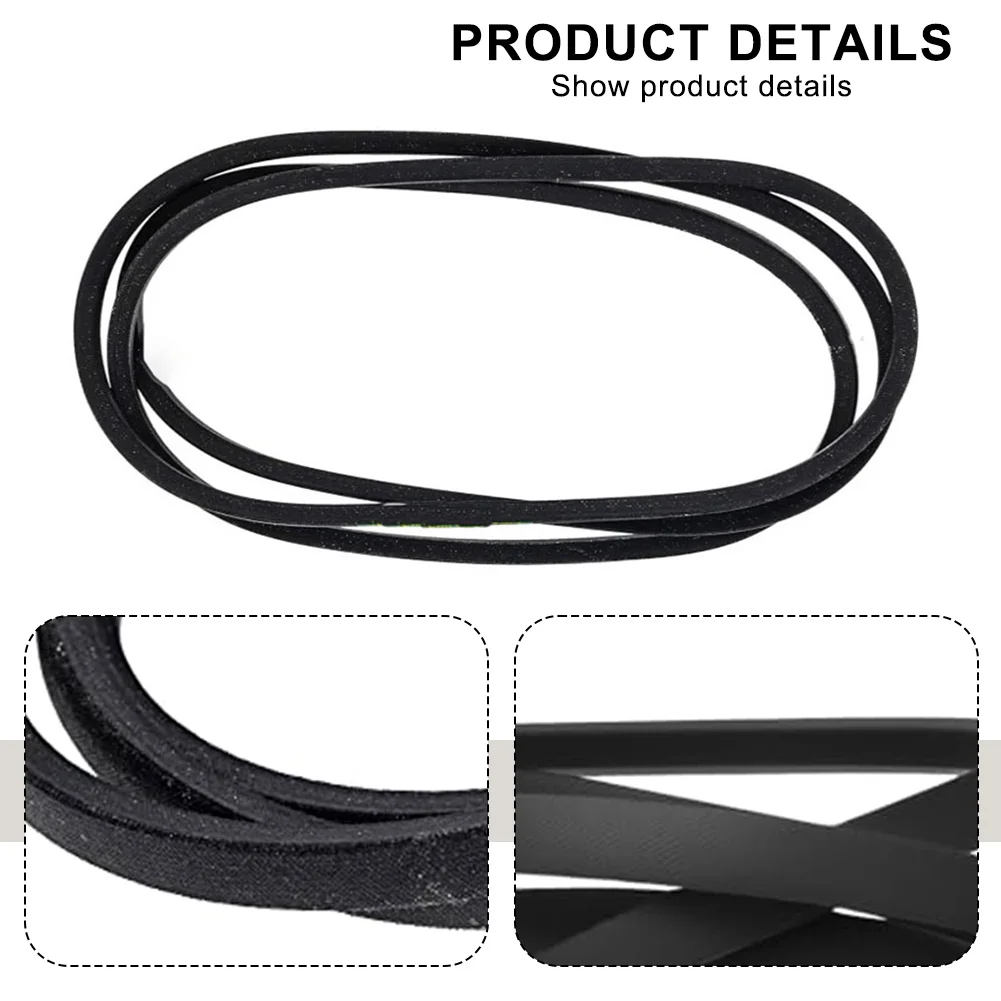 V Belt For Lawn Equipment Garden Tractor Pulley 1 2 41in Lawn Mower Belt High-strength Rubber Anti-slip Traction
