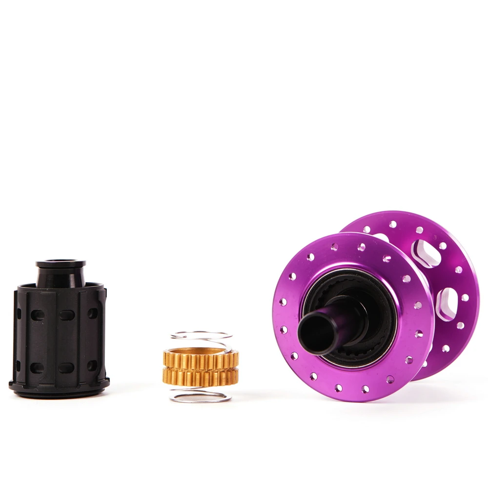 350 Purple Bicycle Hub 32 Holes Bearing Bike Freehub 6-Bolt Disc Brake J Bend Boost MTB Hub For Shimano HG XD MS 110X15 148X12