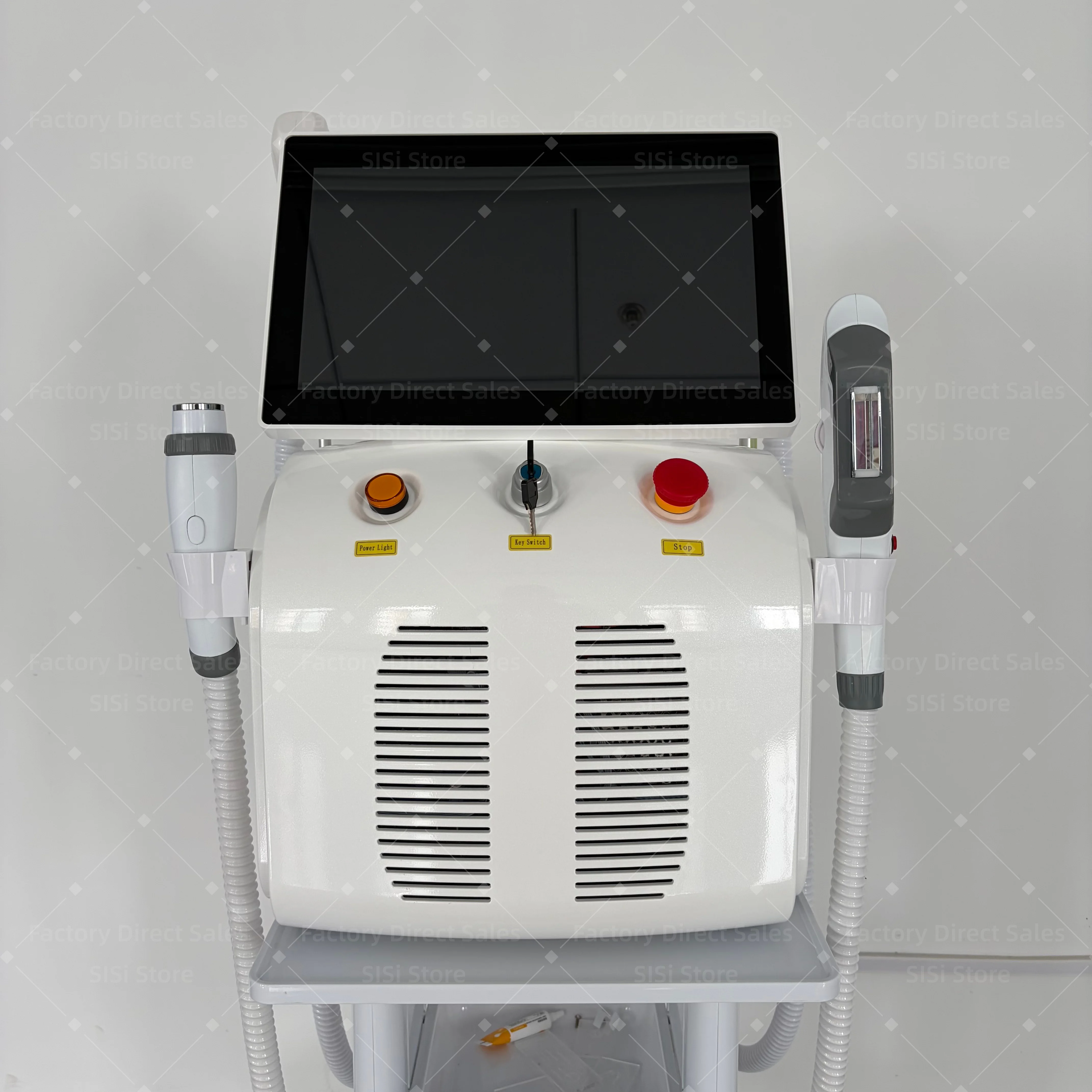 

4-in-1 5000W Soprano Titanium Ice Platinum RF Diode 755 808 940 1064nm Hair Removal Skin Rejuvenation Firming Tattoo Cleaning