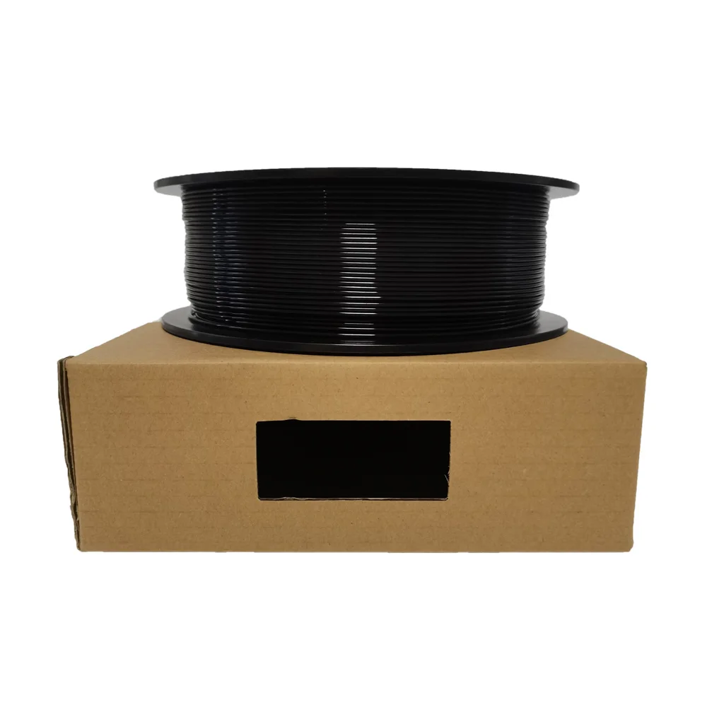 High strength PLA Black Color 3D Printer Filament 1.75mm 1KG Per Roll