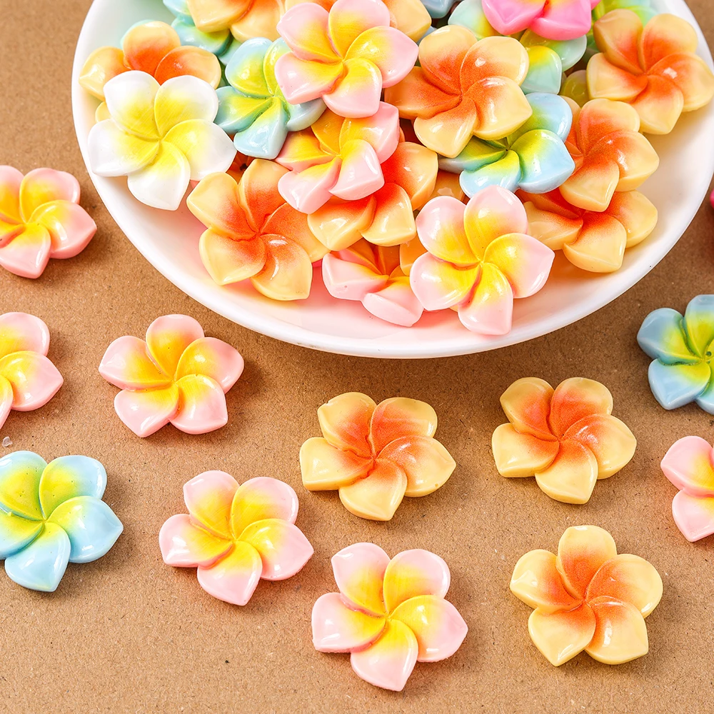 15pcs Mix Cute Flower Flatback Resin Cabochon Embellishments DIY Scrapbooking for Girls Hairpin headband Birthday Gifts