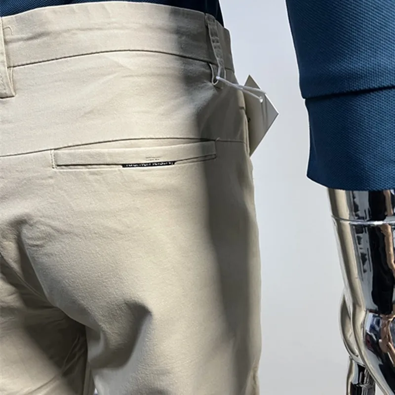 2024 Pantaloni da golf da uomo Pantaloni da tuta in cotone elastico di alta qualità Primavera Autunno Uomo Pantaloni cargo da golf Pantaloni da golf per il tempo libero d'affari 