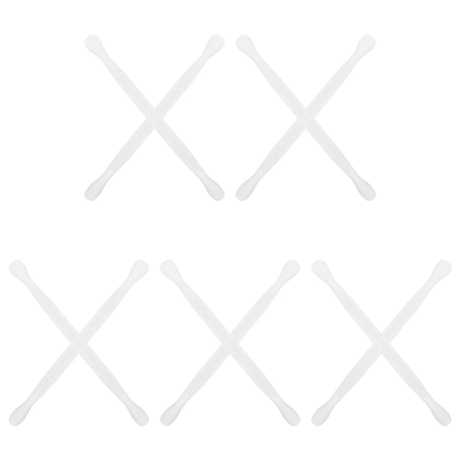 10개 네일 아트 푸셔 큐티클 트리머 젤 리무버 도구 매니큐어 키트 플라스틱 스크레이퍼 폴리쉬 제거기 여성용