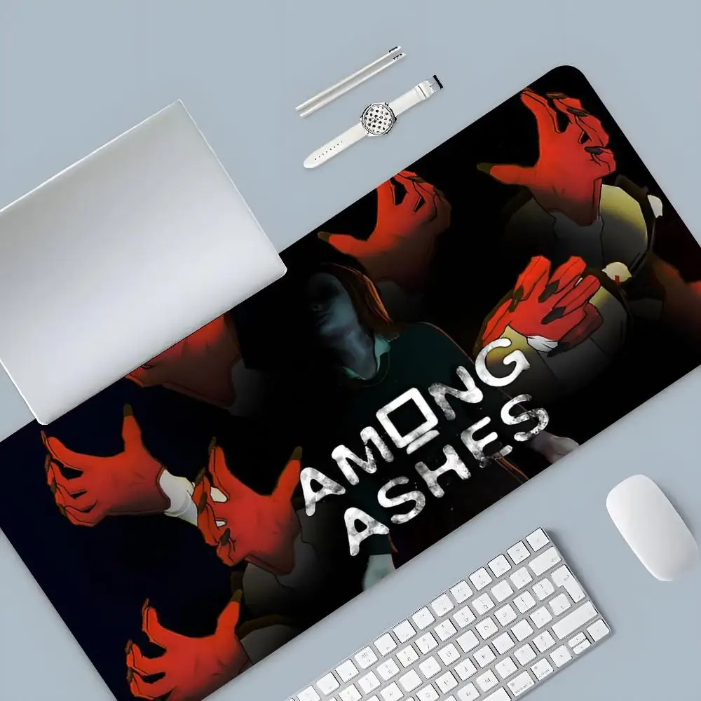 Among Ashes Mouse Pad Cartoon Lockedge Large Gaming Pad Computer Gamer Keyboard Mouse Mat Desk Mousepad for PC Desk Pad