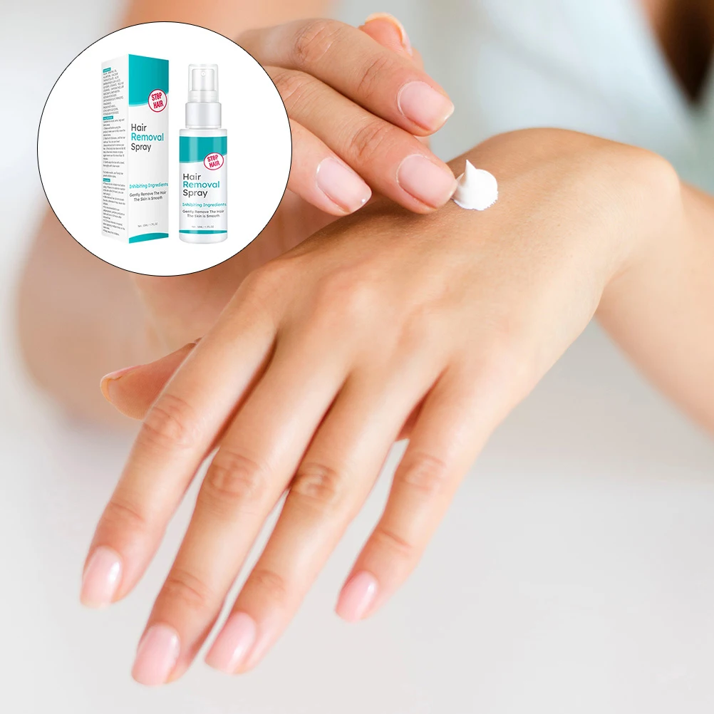 

50Ml Hair Removal Spray Painless Depilation Growth Inhibitor Skin Nourishing Lightweight Safe Material