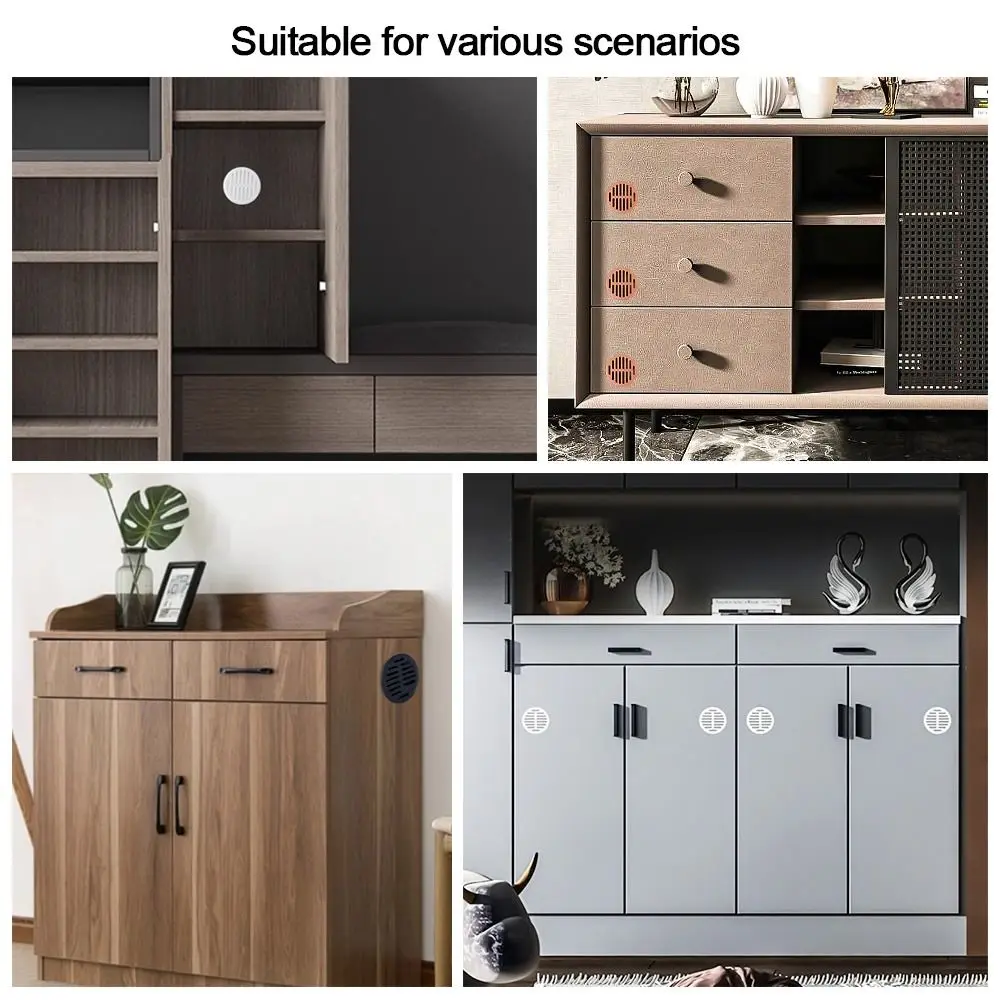 Rectangular Breathable Mesh Plastic Multiple Sizes Ventilation Grille Hole Plug Decoration Cover Wardrobes