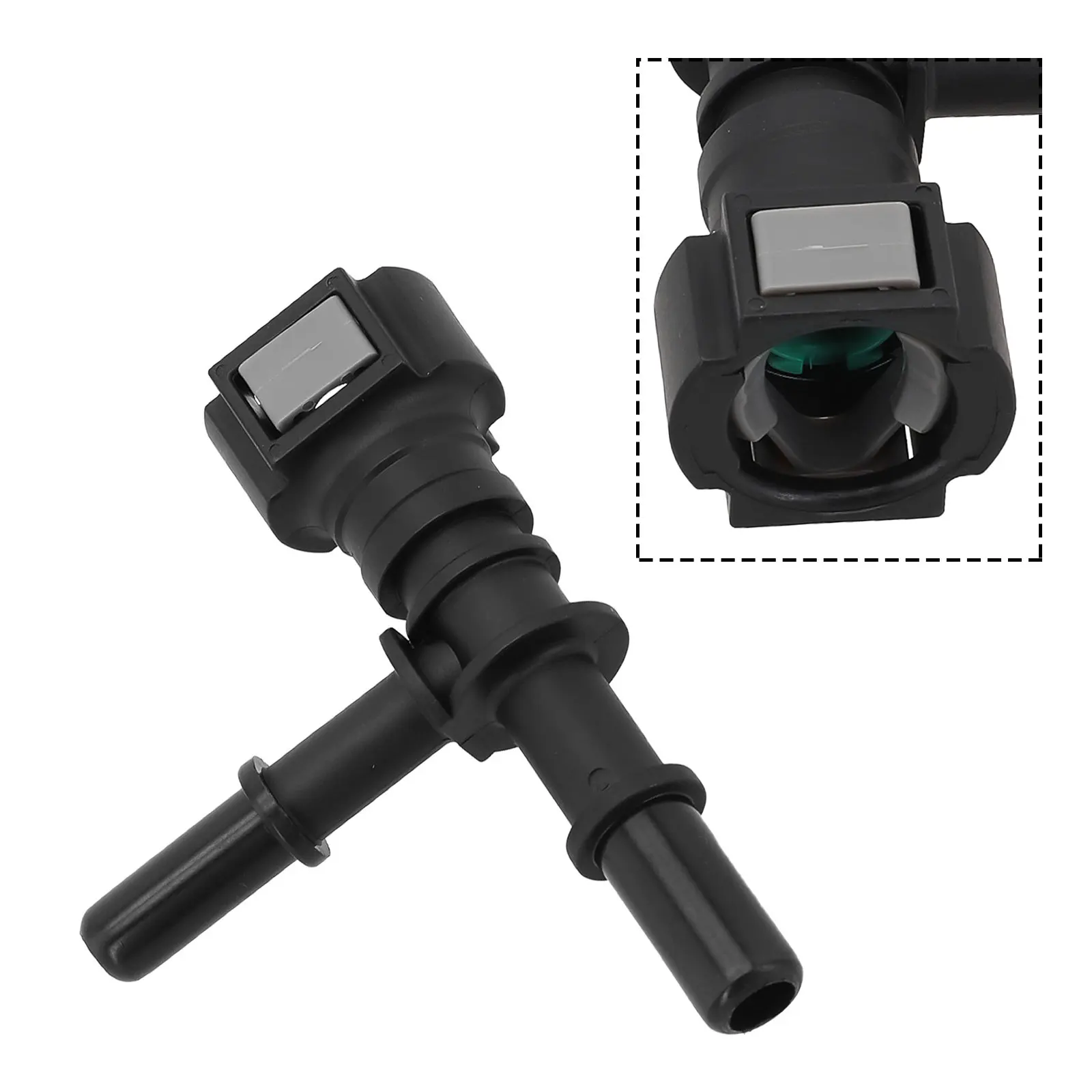 Nylon Fuel Hose Quick Connector 9 49 Car Hose Fitting Quick Release with Clip Buttons for Easy Disassembly and Secure Seal