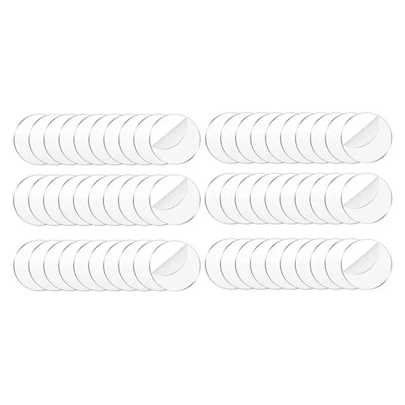 A84E-60 Pcs Acrylic Circle Blanks Round Acrylic Discs For Baby Milestone Discs, Name Plate