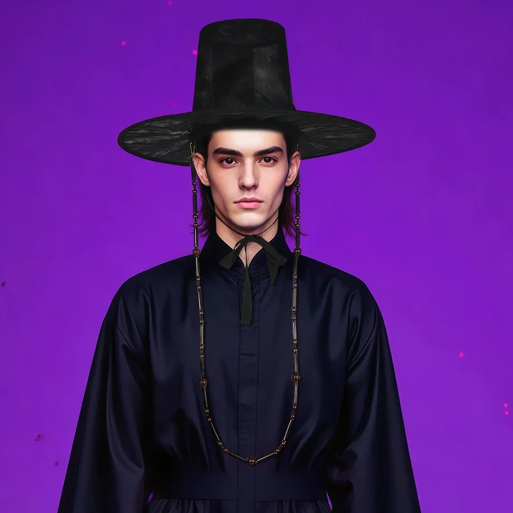 Kapelusz na Halloween 2025 dla mężczyzn, inspirowany filmami animowanymi KPOP, na karnawał Halloween, akcesoria do cosplayu