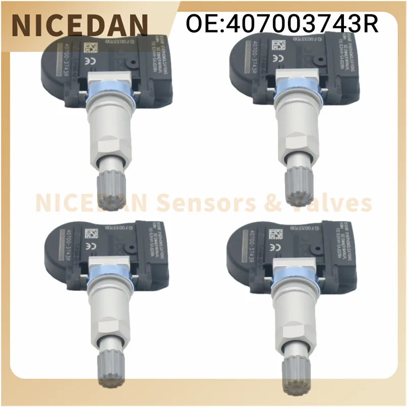 

1/4PCS 407003743R Tire Pressure Monitoring Sensors For Renault Fluence Laguna Latitude Car Parts Megane Scenic Zoe