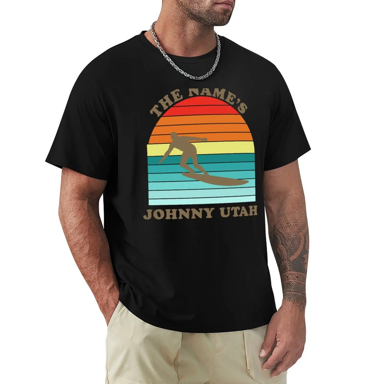 

The Name's Johnny Utah T-Shirt Casual Breathable Short Sleeve Top
