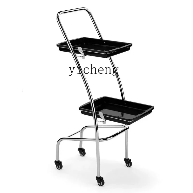 

ZWS. Beauty Salon Shelf Multifunctional Perm and Dyeing Cart Hair Salon Tool Cart