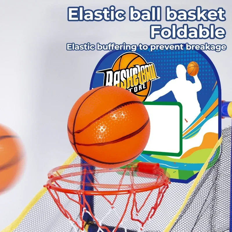 Kids Sports Toy Basketball Hoop Shooting Machine with Balls Air Pump Indoor Outdoor Arcade Games Set Training for Boys Girls