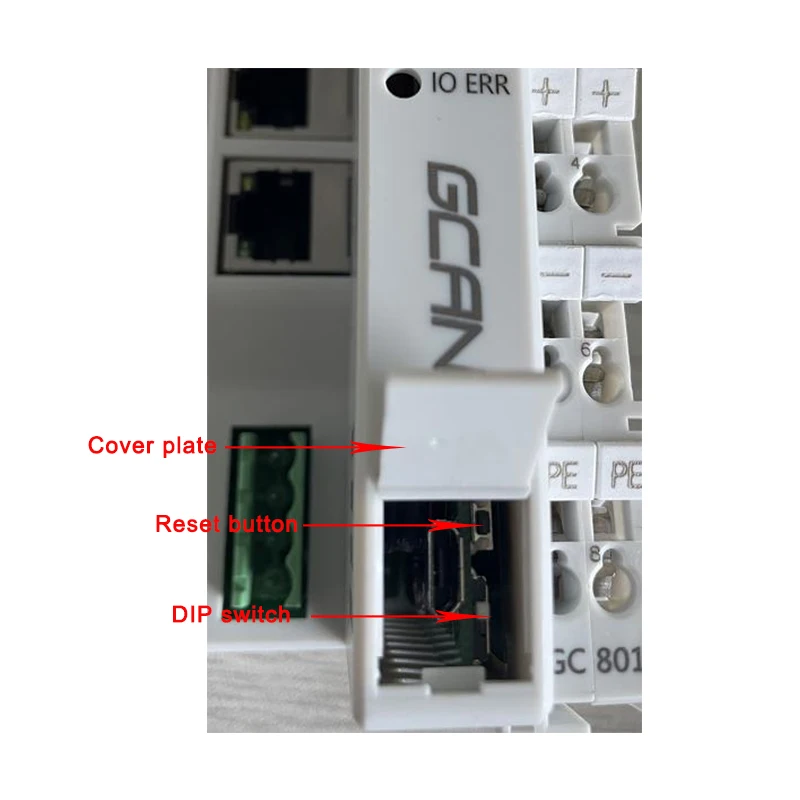 Sterownik PLC z 6DO 8DI PLC do komunikacji sieciowej magistrala CAN Modbus