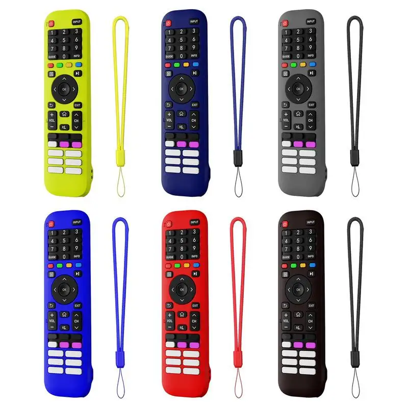 TV Remote Control Silicone Case Skin-Friendly Shockproof Protective Covers For Hisense EN2A30 EN2P30H EN2J30H TV Supplies