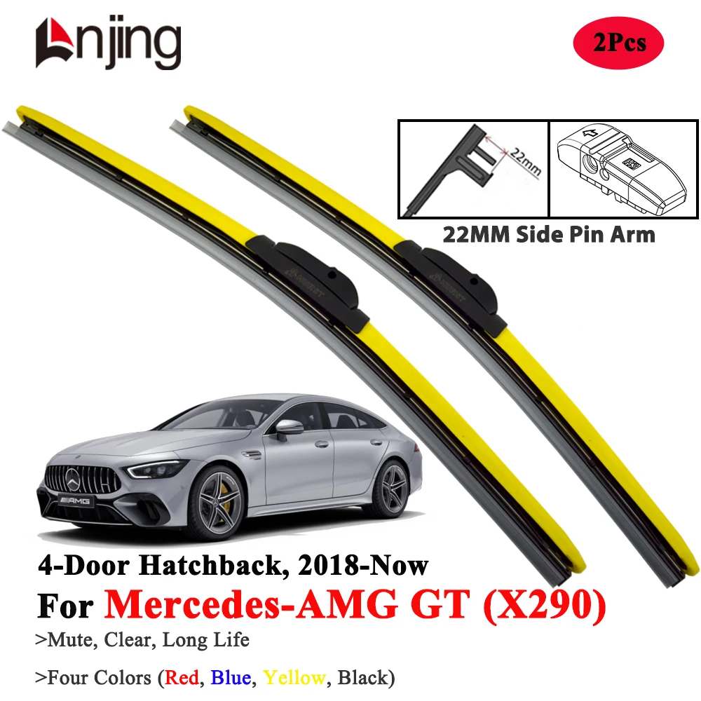 

LNJING Wiper Blades For Mercedes AMG GT43 X290 Hatchback 2021-Now