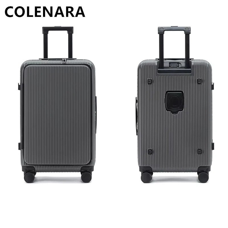 COLENARA Travel Luggage ABS + PC Boarding Box Large Capacity Trolley Case Multi-function Password Box 20