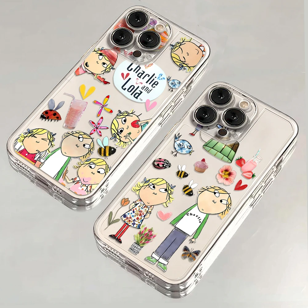 Anime C-Charlies Phone Case For Samsung S26 S25 S24 S23 S22 S21 S20 FE Note20 Note10 Plus Ultra Lite Edge 5G L-Lolas Clear Cover