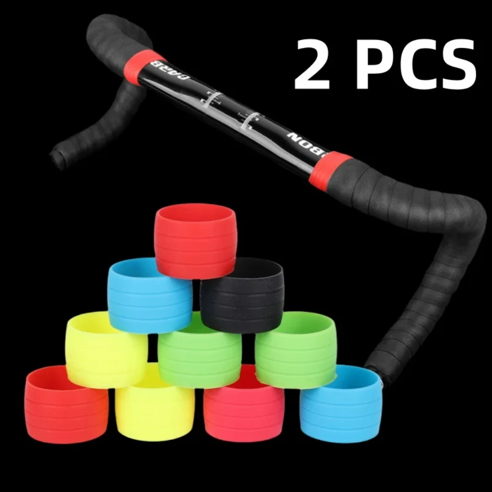 

Silicone Anti-skip Bicycle Handlebar Tape plug Fixed Ring Road Bike Shift Handle Protection Cover Non-Slip Cycling Accessor