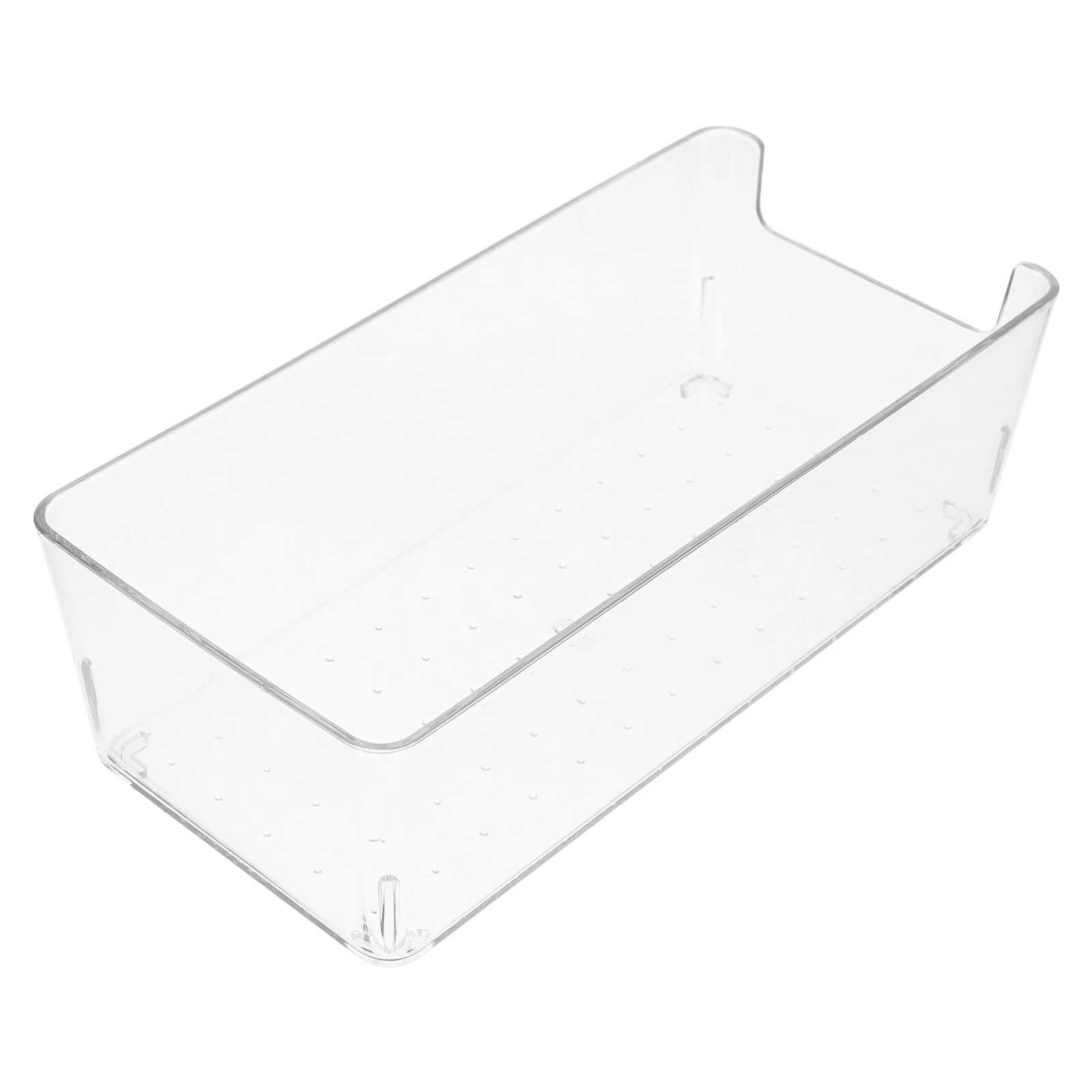 

Desktop Storage Long Transparent Plastic Notepad Holder Paperclip Holders For Desk Memo Case Paperclip Office Organizer