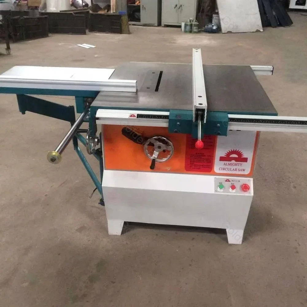 To High-quality Sloping Arbor Sliding Table Saw For Wood Cutting Accuracy. Factory Direct Sales.
