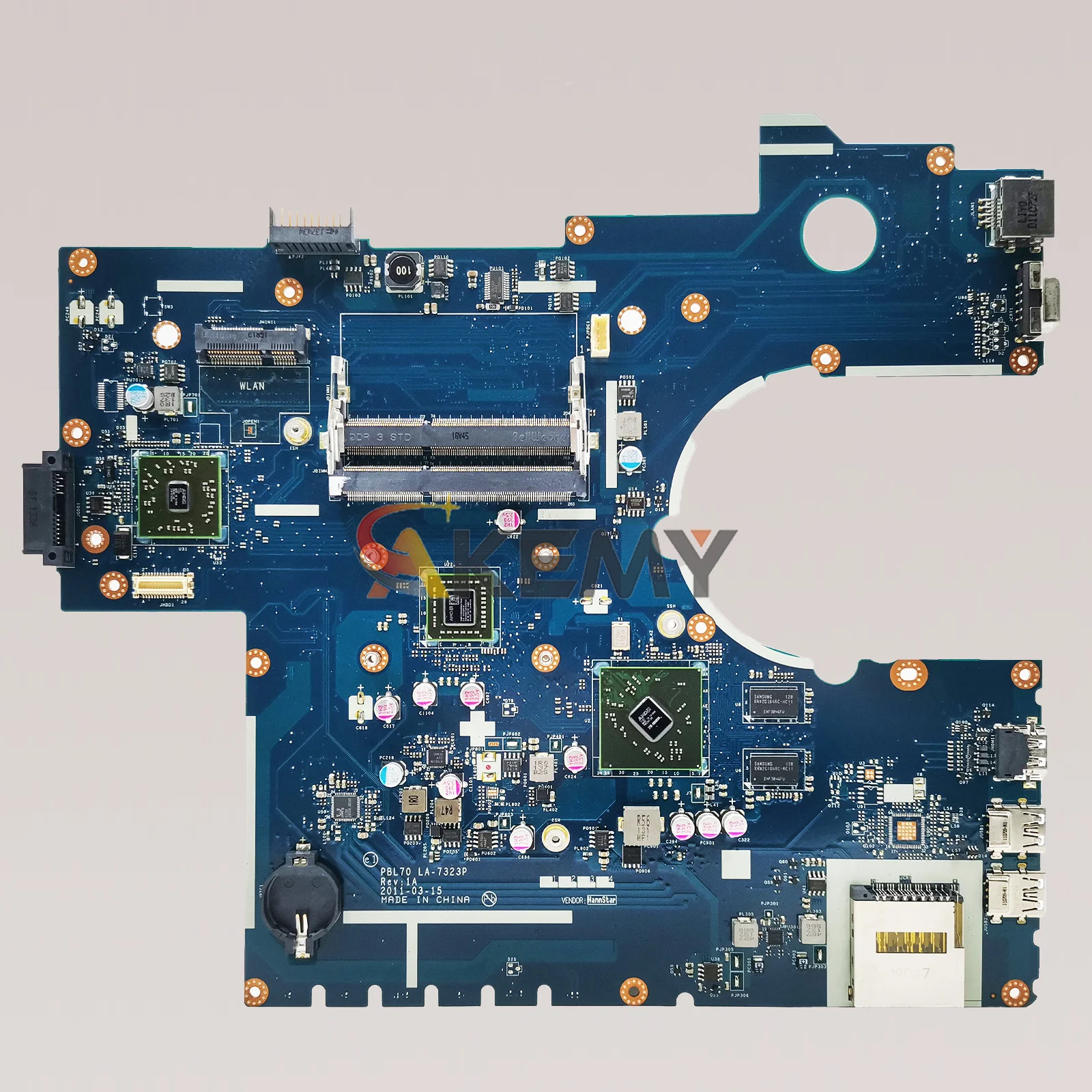 LA-7323P Материнская плата для ноутбука ASUS K73BY K73BR K73B K73BE Материнская плата для ноутбука с процессором 100% тестирование ОК быстрая доставка Высокое качество
