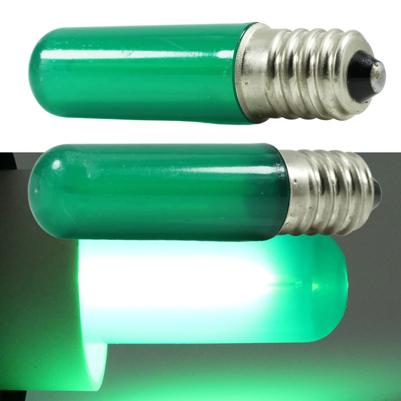 2Pcs E10 Mini T13 12V /110V/220V 1W  Low Voltage Colorful Freeze Light Plastic Cover for Home & Outdoor Christmas led light - view 5