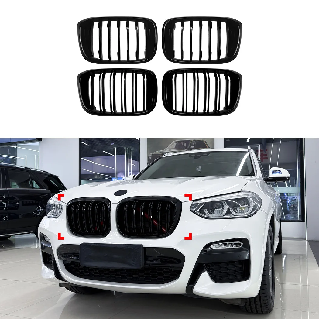 

Applicable to BMW X3 X4 G01 G02 pre-2018-2021 single-line double-line medium grid air intake grille modification