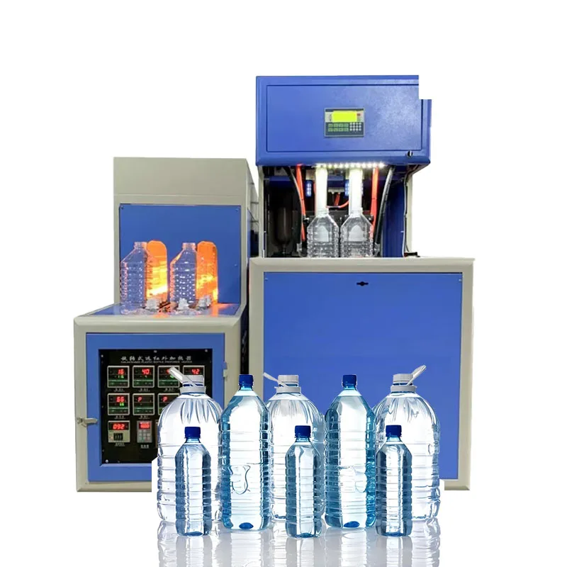 

Semi automatic plastic bottle blowing machine Pet plastic injection mokding machine for small workshops blow molding machine