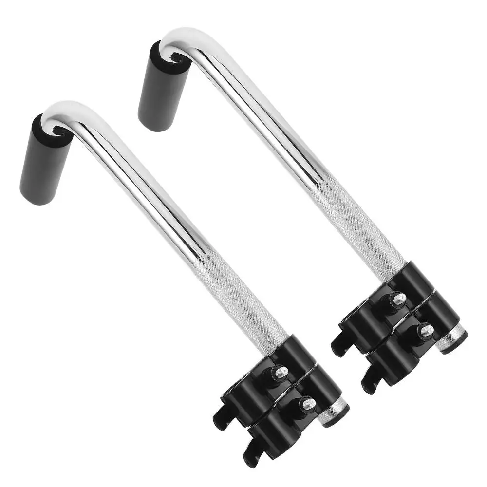 2PCS Stainless Steel Wheelchair Handle Extender 300 Lbs Load Capacity Easy Installation Wheelchair Extension Handles
