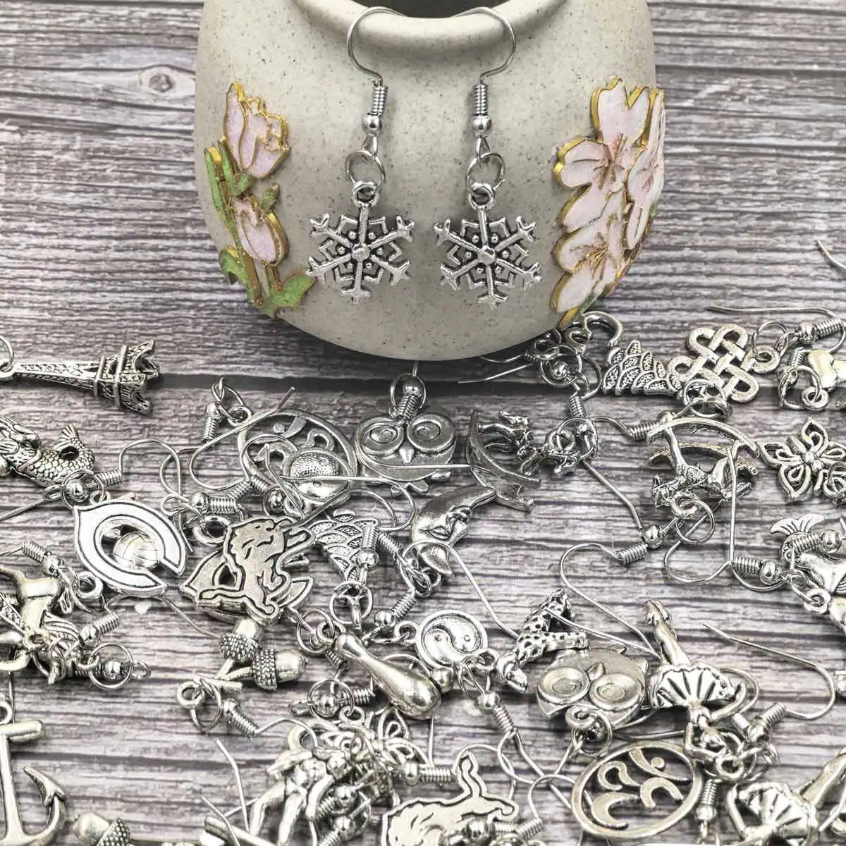 20 Styles Earrings Fashion Punk Drop Earrings Simple Cool Cute Jewelry Custom Handmade Girls Cross Animal For Women view 5