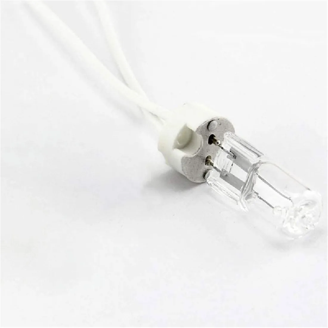 Mini enchufe de cerámica bipin MR16 G4, soporte de Base de bombillas halógenas MR11 G5.3, conector de cable de cerámica para enchufe Led