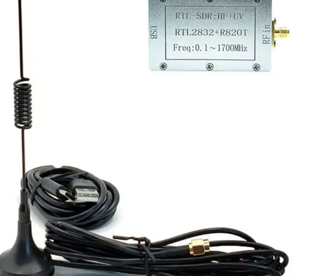 

Полнодиапазонный программно-дефинированный радиоприемник 100 кГц-1,7 ГГц, алюминиевый корпус приемника RTL AM FM NFM WFM CW DSB/LSB USB-демодуляция