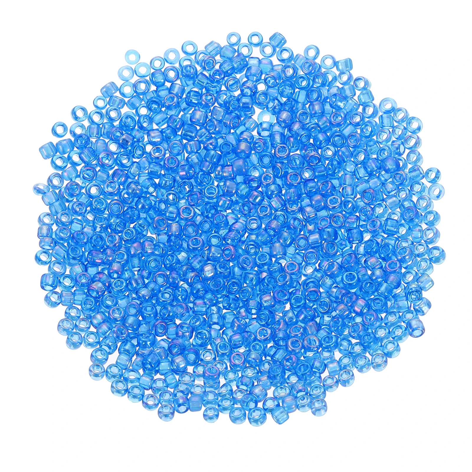 1600Pcs Glass Seed Beads 1.5/2/3/4mm 15/0 Loose Mini Bead w/ Hole Bulk Craft Spacer for Earring Bracelet Necklace Jewelry Making
