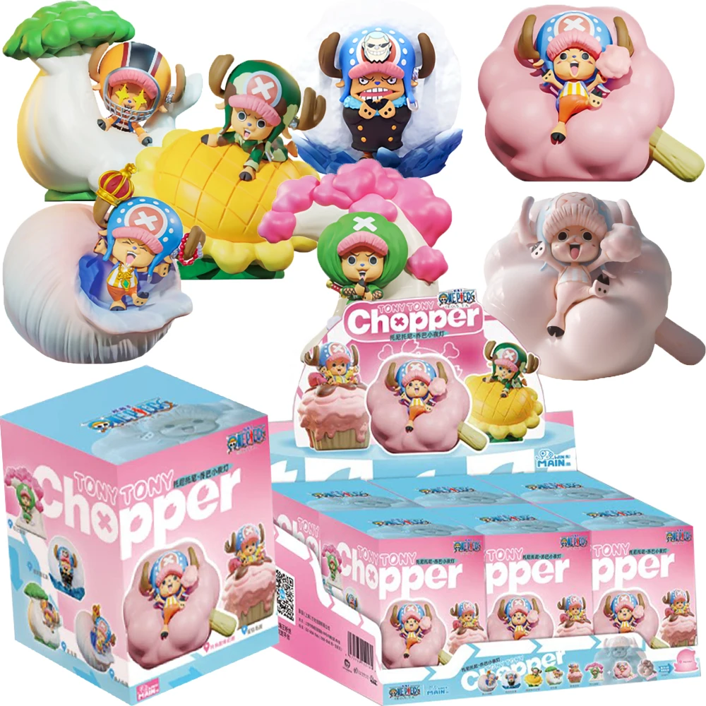 

Genuine One Piece Trendy Blind Box Anime Tony Tony Chopper Exquisite Creative Practical Night Light Bedroom Ornament Toys Gifts